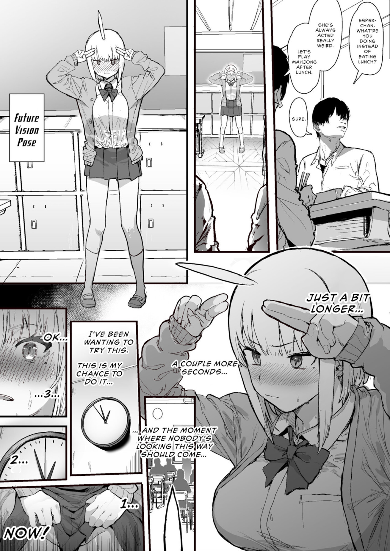 hentai manga An Esper Girl Who Can See The Future